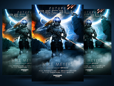 Future Recall Movie poster concept concept future movie poster sci fi sci fi poster soldier