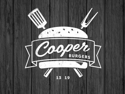 Cooper Burgers Logo by Alexander Bayev Dribbble Dribbble