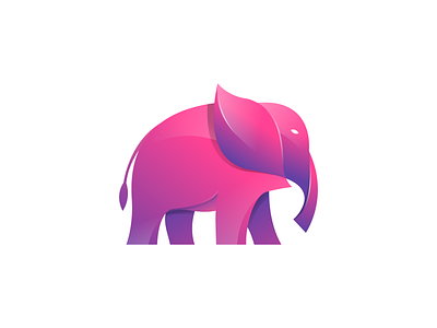 Elephant animal brand branding colorful elephant elephant logo graphic icon illustraion logo logodesign modern vector