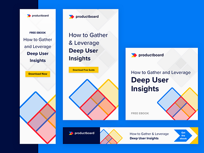 Google Display Ads | Deep User Insights e-book | productboard ads ads banner ads design banner banner ad banner ads display ad display ads e book google ad banner google ads google adwords illustration marketing saas design