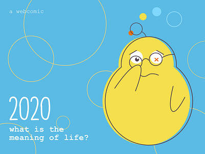 Weekly Warm-Up | A webcomic (and a resolution) 2020 2021 advice apocalypse cartoon character characterdesign cute douglas adams funny character illustration lineart nerd nerdy robot vector wall e webcomic weekly challenge weekly warm up
