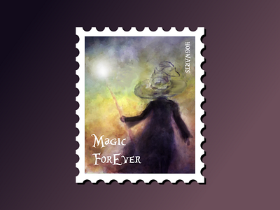 Hogwarts stamp