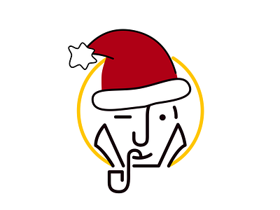 Christmas logo update | Sherlock analytics branding icon illustration logo vector