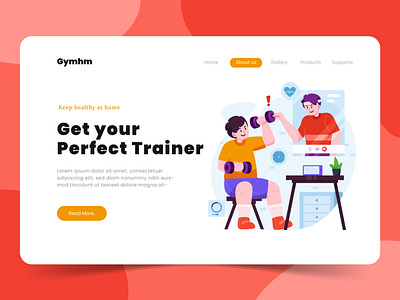 Gym Home Landing Page