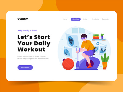 Gym Home Landing Page