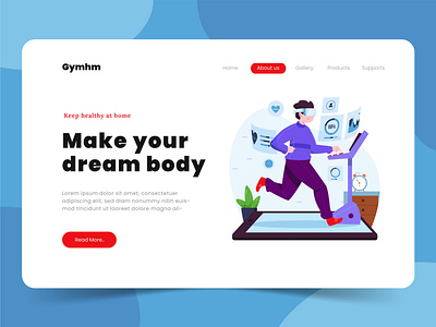 Gym Home Landing Page