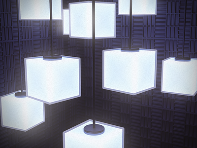 Softbox 3d art c4d cinema4d cube cubes design glow lighting render
