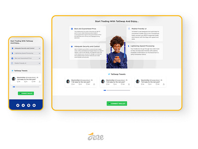 Tatswap Responsive web design modern uiux web design