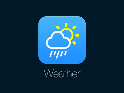 Weather Front iOS app icon