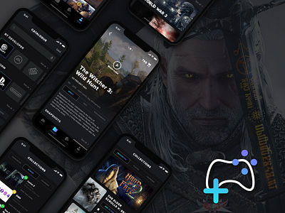 InGame app clean cyber punk game game app ios minimalism minimalist pc play station playstation ui ui ux design ux ux design uxui witcher xbox xbox one xbox360