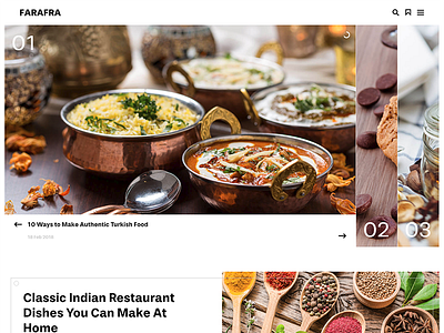 Farafra - Food Ghost Theme by Haunted Themes articles blog cooking food ghost ghost theme recipe restaurant template theme web website