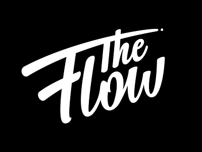 TheFlow© brush calligraphy font hand drawn hand lettering logo logotype type typeface typography