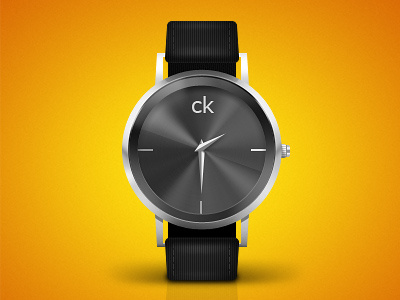 Calvin Klein Watch calvin klein ck first glossy minimal orange shot watch