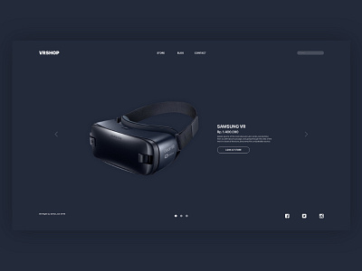 Vr Store E Commerce Website app interface mobile phone ui user ux