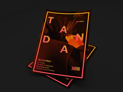 Tanda Creative Promotion Flyer advertising branding business deisng flyer graphic illustration vector