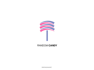 Random Candy Logo advertising agency business corporate font graphic illustrator logo vector