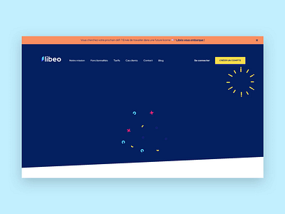 🖥• Libeo Homepage animation branding design homepage illustration interaction parallax ui ux