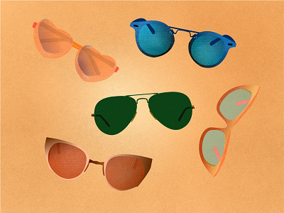 Summer Ready beach ecommerce gradient icon icons illustration logo summer sunglasses ui ux vector
