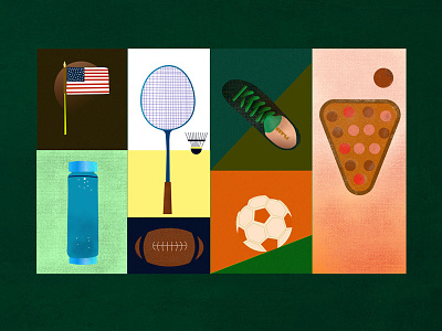 Sporty weekend drawing ecommerce icon icons illustration logo sports summer ui ux web design
