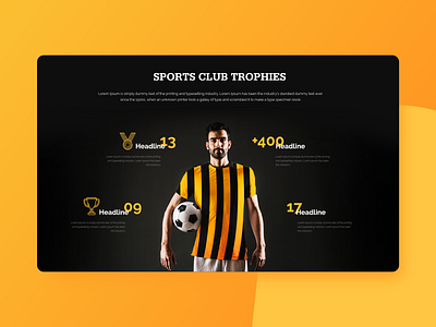 Sports Club Trophies club inspiration sports ui uiux