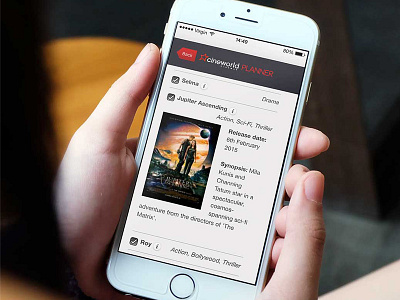 Cineworld Planner 2015 android app facebook iphone social ux web app