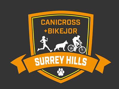 Surrey Hills Canicross + Bikejor Logo