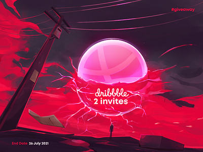 2 dribbble invites #giveaway