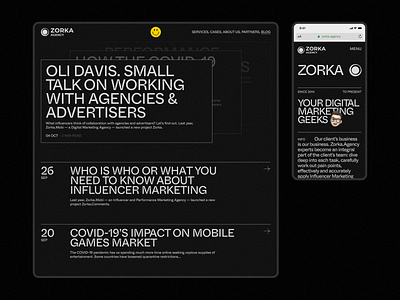 Zorka clean daily 100 design dribbble typography ui ui ux design uidesign uiux ux design