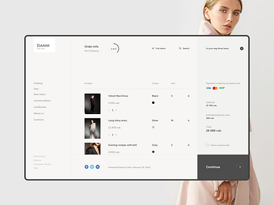 The bag clean clear clothes shop clothing daily 100 design dribbble fashion service shop simple design ui ui ux design uidesign uiux ux ux design wear web