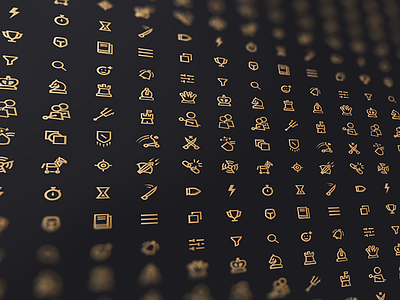 Chess icons by Alexandre Pellerin on Dribbble