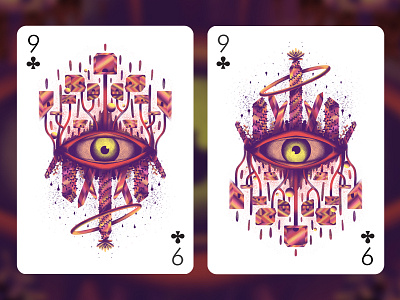 Big Brother abstract big brother branding card dystopia eye grit illustration merch playing playing card society surreal texture