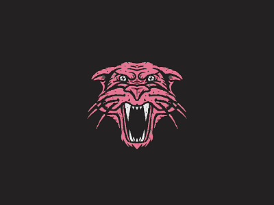 Panther - Inktober 2019 #16 branding branding illustration gig illustration ink inktober inktober2019 merch panther screenprinting stamp sticker texture tiger