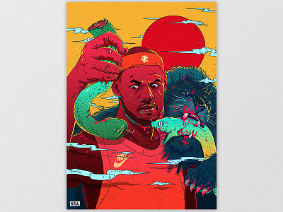 KingJames illustration nba nike