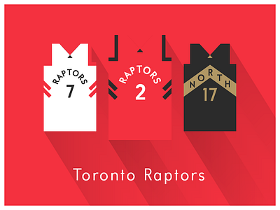NBA Fan Art: Toronto Raptors basketball flat illustration graphic art graphic design graphics illustration illustrator illustrator art minimal design nba uniforms vector art