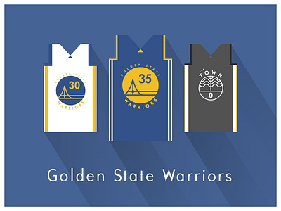 NBA Fan Art: Golden State Warriors basketball flat illustration graphic art graphic design graphics illustration illustrator illustrator art minimal design nba uniforms vector art