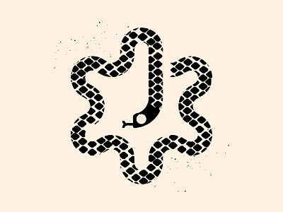 Snake Mark clean design logo logo design mark mark design snake snake logo snake mark snakes texture textures vector