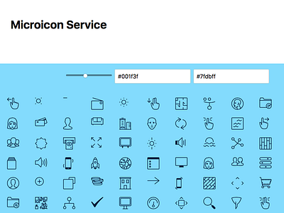 Microicon Service - Style icons with ease icon placeholder saas service