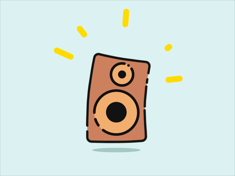animated speakers gif