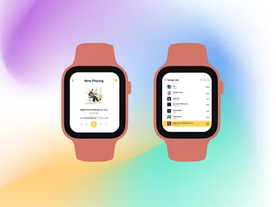 Music Player 009 44mm watch apple apple watch apple watch music player apple watch music player ui daily ui 009 daily ui009 dailyui dailyui009 design figma illustration music player music player ui ui ui 009 ui design uiux watch