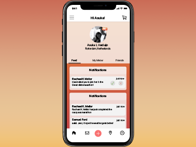 My First But Not Last app mockup ui ux
