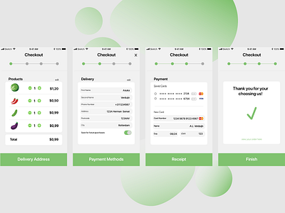 Checkout Screen concept dublin mockups sketchapp uidesign uiuxdesign userinterface