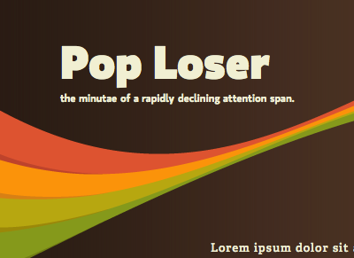 Pop Loser blog border radius gloriola gradient tumblr