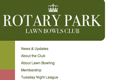 Rotary Park Again lawn bowling lawn bowls white