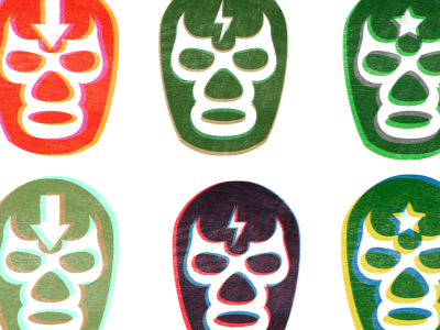 Buttons Final buttons luchador masks wrestling