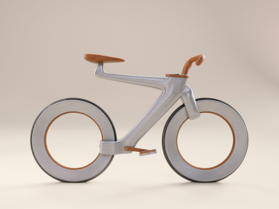 eBicycle Series: Brushed Aluminum & Leather Edition 3d 3d art c4d cg cinema 4d dailyrender redshift