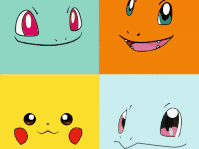Pokemons adobe illustrator after effect animation illustraion motiondesign motiongraphics pokemon
