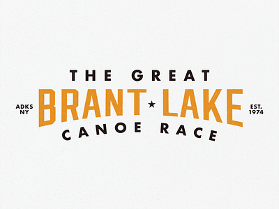 Brant Lake Canoe Race Logo