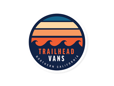 Trailhead Vans branding design logo logo design vector