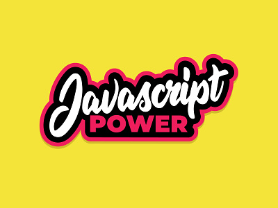 JavaScript Power art artwork clean color creative design flat illustration illustrator javascript logo ui ux vector yellow