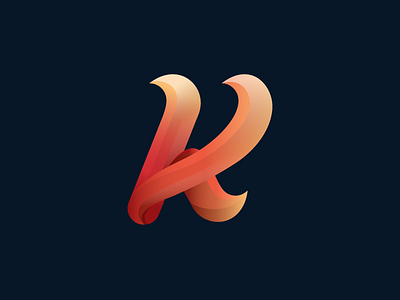 Koonda app branding gradient k logo